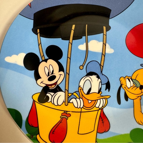 Pre-owned Disney Mickey Mouse Clubhousr. 2 Piece Ceramic Dinnerware Set. - Picture 5 of 12